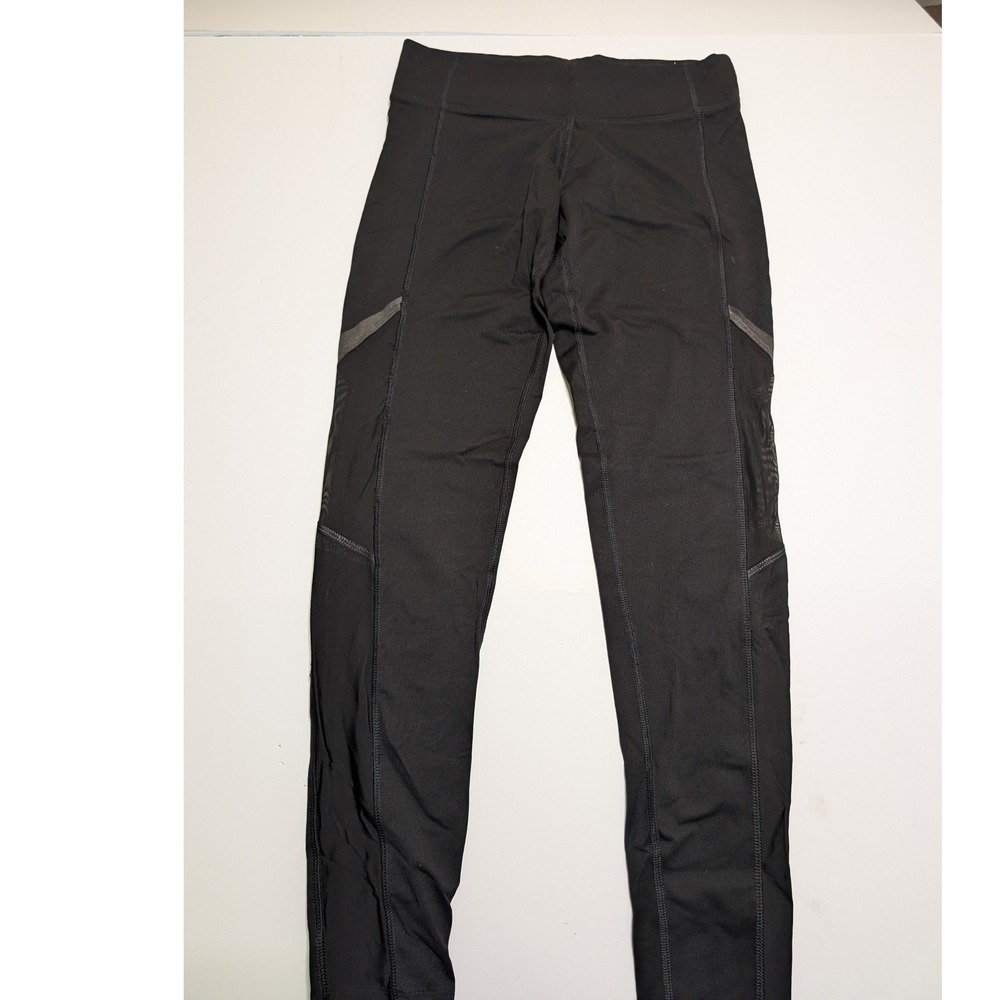 Victorias Secret PINK Ultimate High Waist Mesh Panel Leggings Black Womens Small